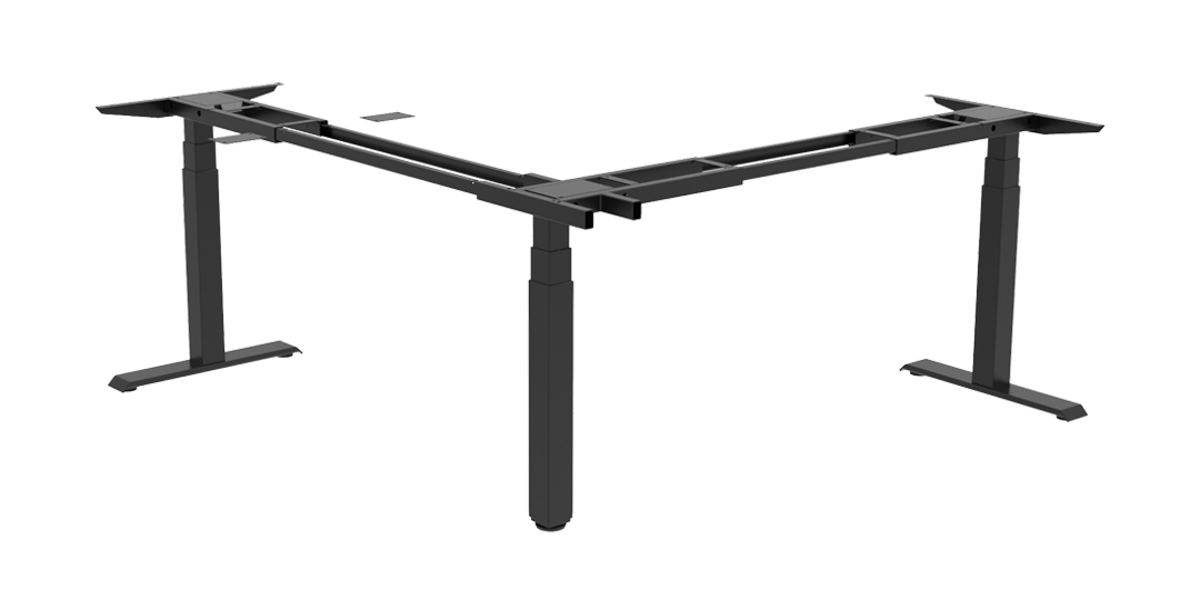upCentric 3L - Peg leg frame in black finish