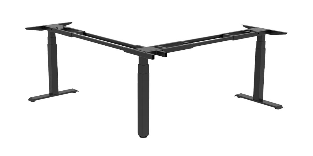 upCentric 3L - Peg leg frame in black finish
