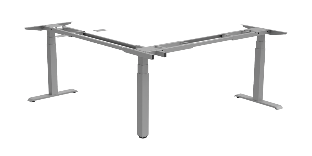upCentric 3L - Peg leg frame in silver finish