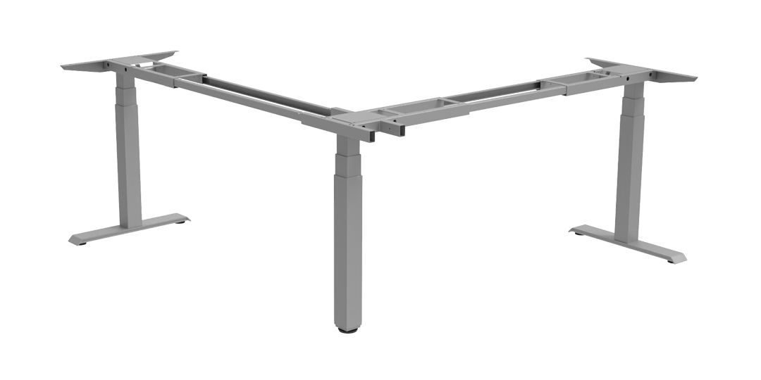 upCentric 3L - Peg leg frame in silver finish