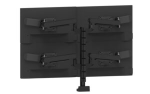 ZP4 - Système sur poteau ZPX pour 4 moniteurs