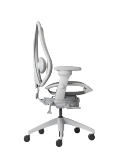 Grey mesh office chair